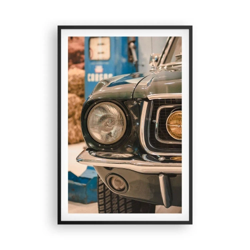 Poster in black frame - Encounter with the Legend - 61x91 cm