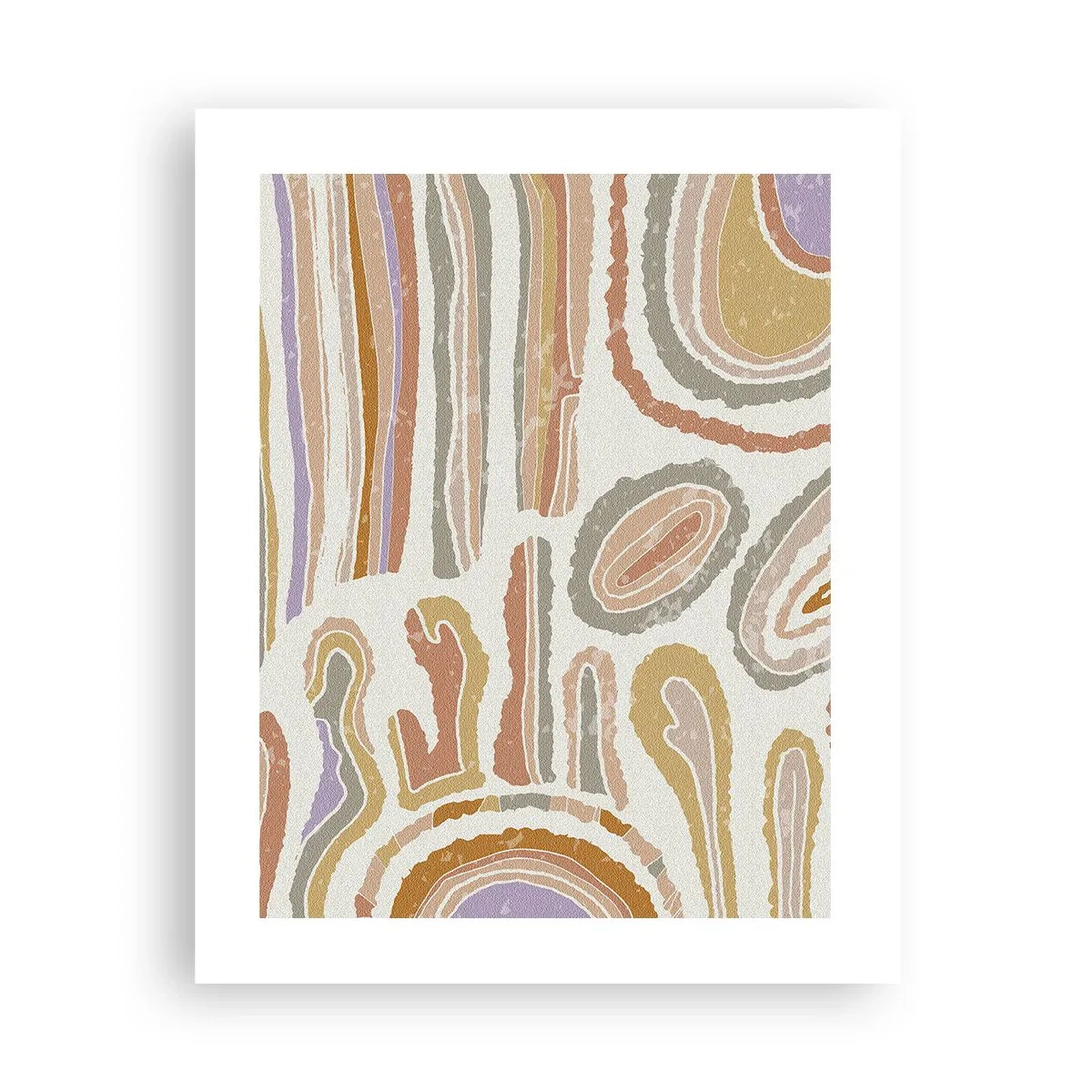 Poster - Colourful Cross-Sections - 40x50 cm