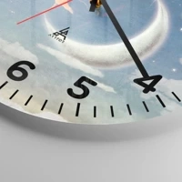 Clock face with numbers