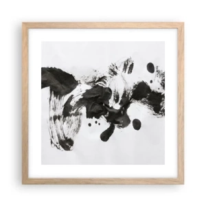 Poster in light oak frame - A Method in Madness? - 40x40 cm