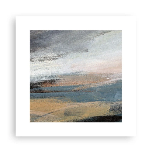 Poster - Abstract: Northern Landscsape - 30x30 cm