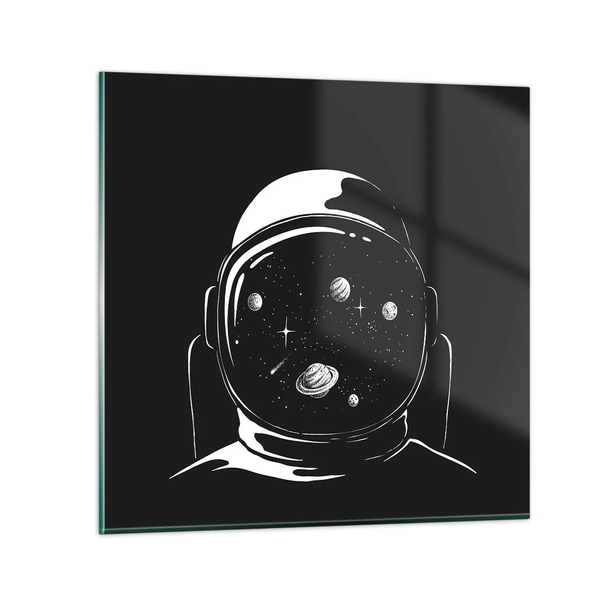 Glass picture - Quite a View - 60x60 cm