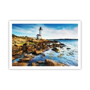 Poster - Be Home Safe, I Am Waiting - 91x61 cm