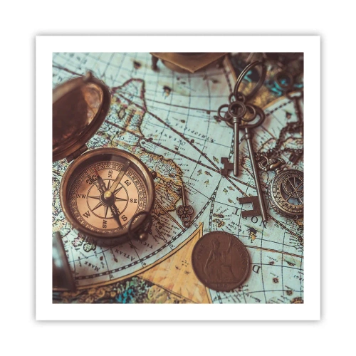 Poster - For Adventurers - 60x60 cm