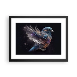 Poster in black frame - Diamond Sparrow - 40x30 cm