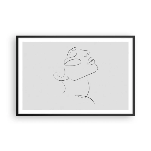 Poster in black frame - Meanders of a Dream - 91x61 cm