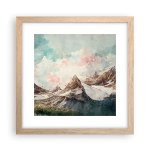 Poster in light oak frame - Rocky Blades - 30x30 cm