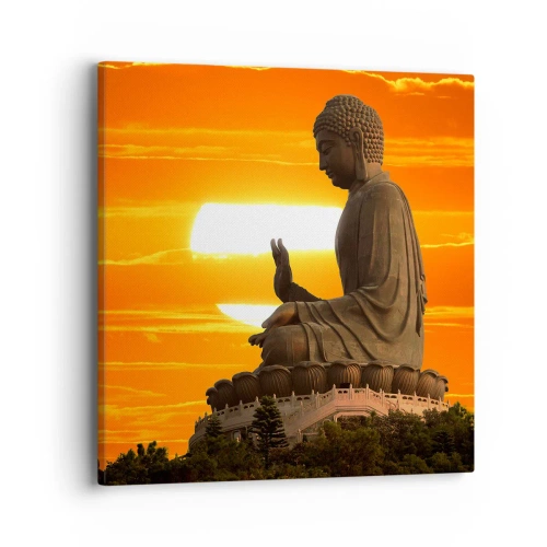 Canvas picture - Facing the World - 40x40 cm