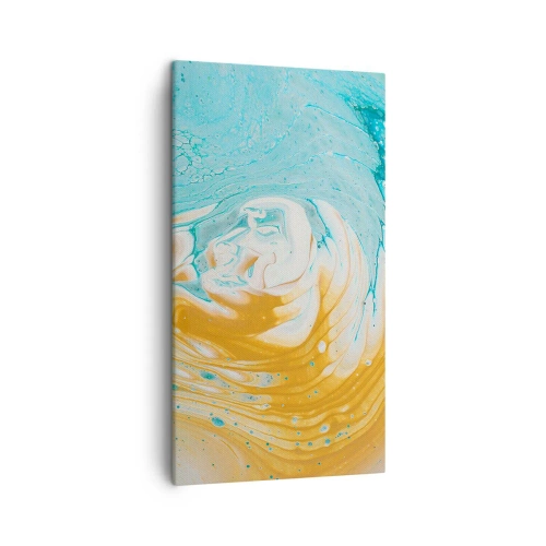 Canvas picture - Pastel Swirl - 45x80 cm