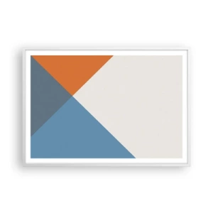 Poster in white frmae - At an Angle… - 100x70 cm