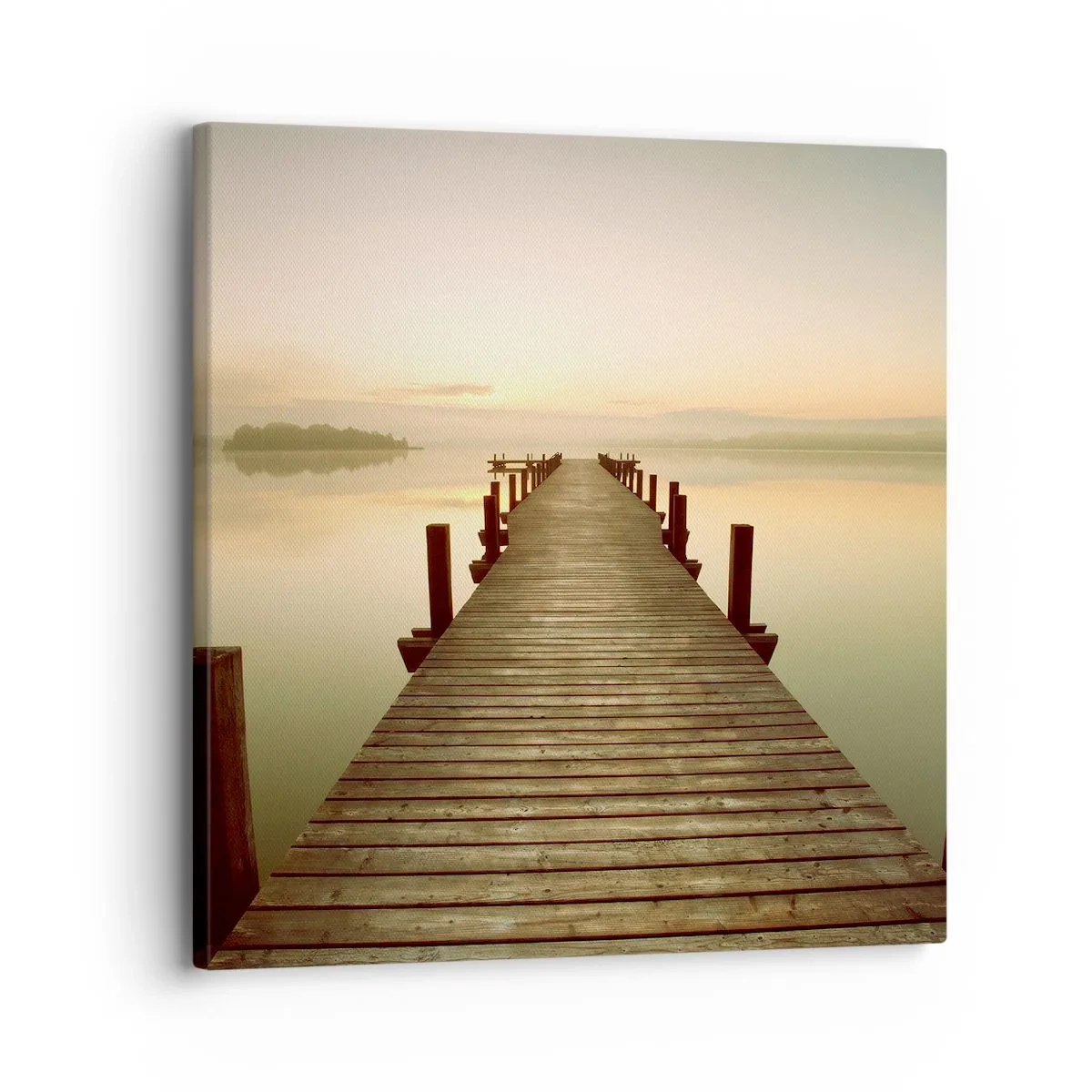 Canvas picture - Before Dawn, Dawn, Light - 30x30 cm