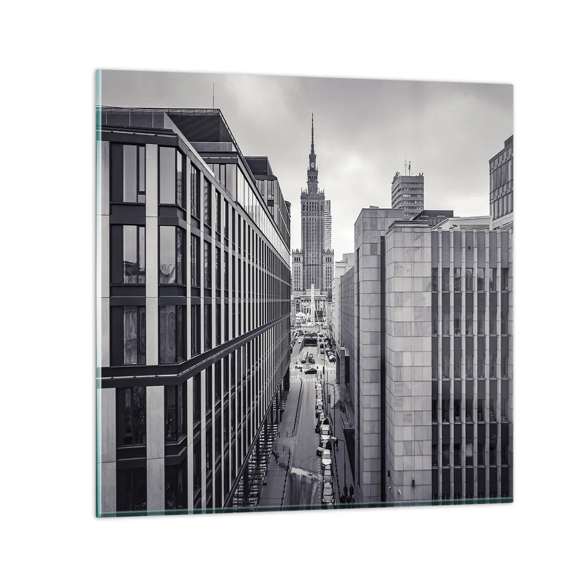 Glass picture - Warsaw Valley - 30x30 cm