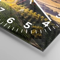 Clock face with numbers