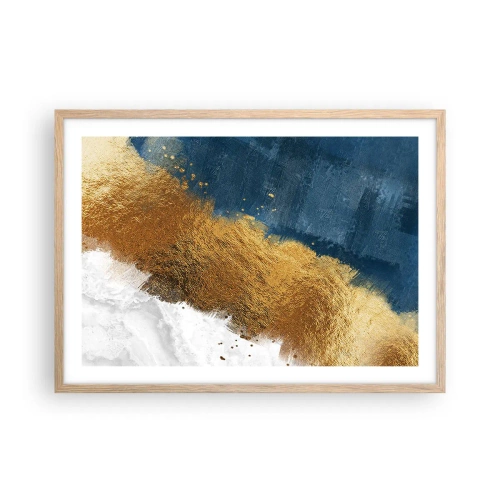 Poster in light oak frame - Colours of Summer - 70x50 cm