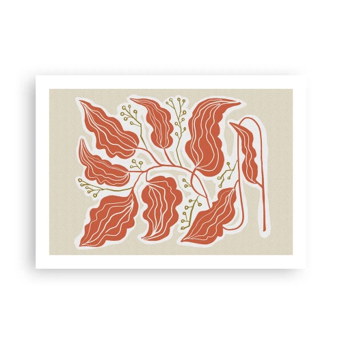 Poster - Folk and Coral - 70x50 cm