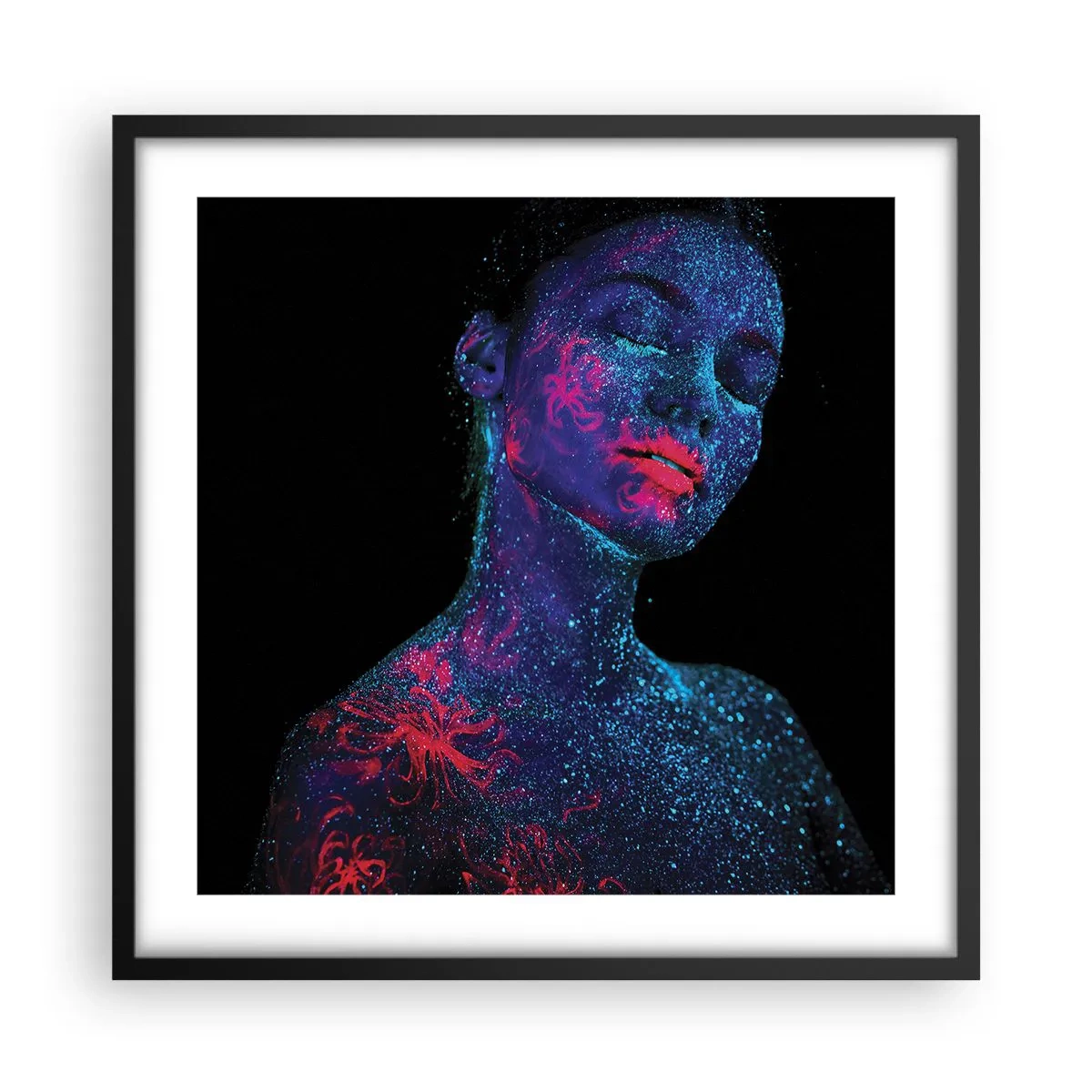 Poster in black frame - In Stardust - 50x50 cm