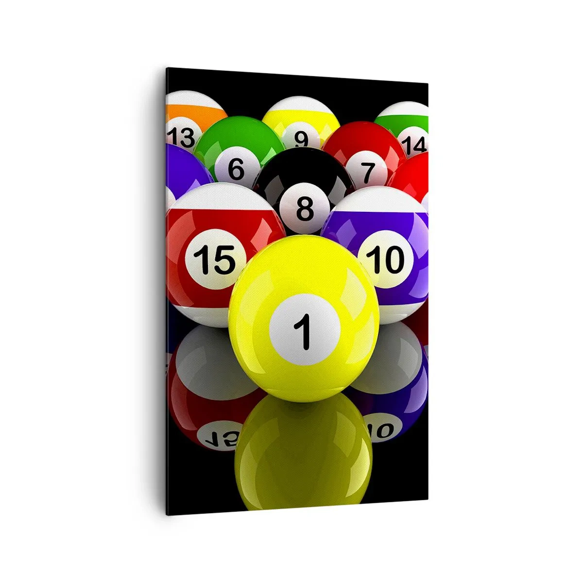 Canvas picture - Different Colours of a Game - 80x120 cm