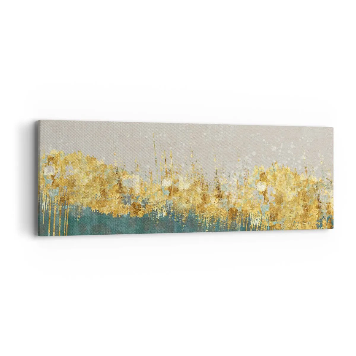 Canvas picture - Golden Border - 90x30 cm
