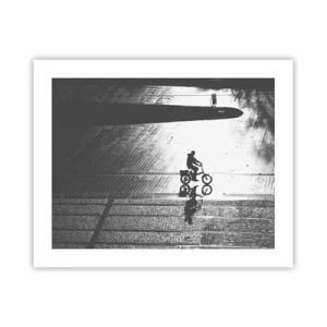 Poster - Straight ahead, through the City - 50x40 cm