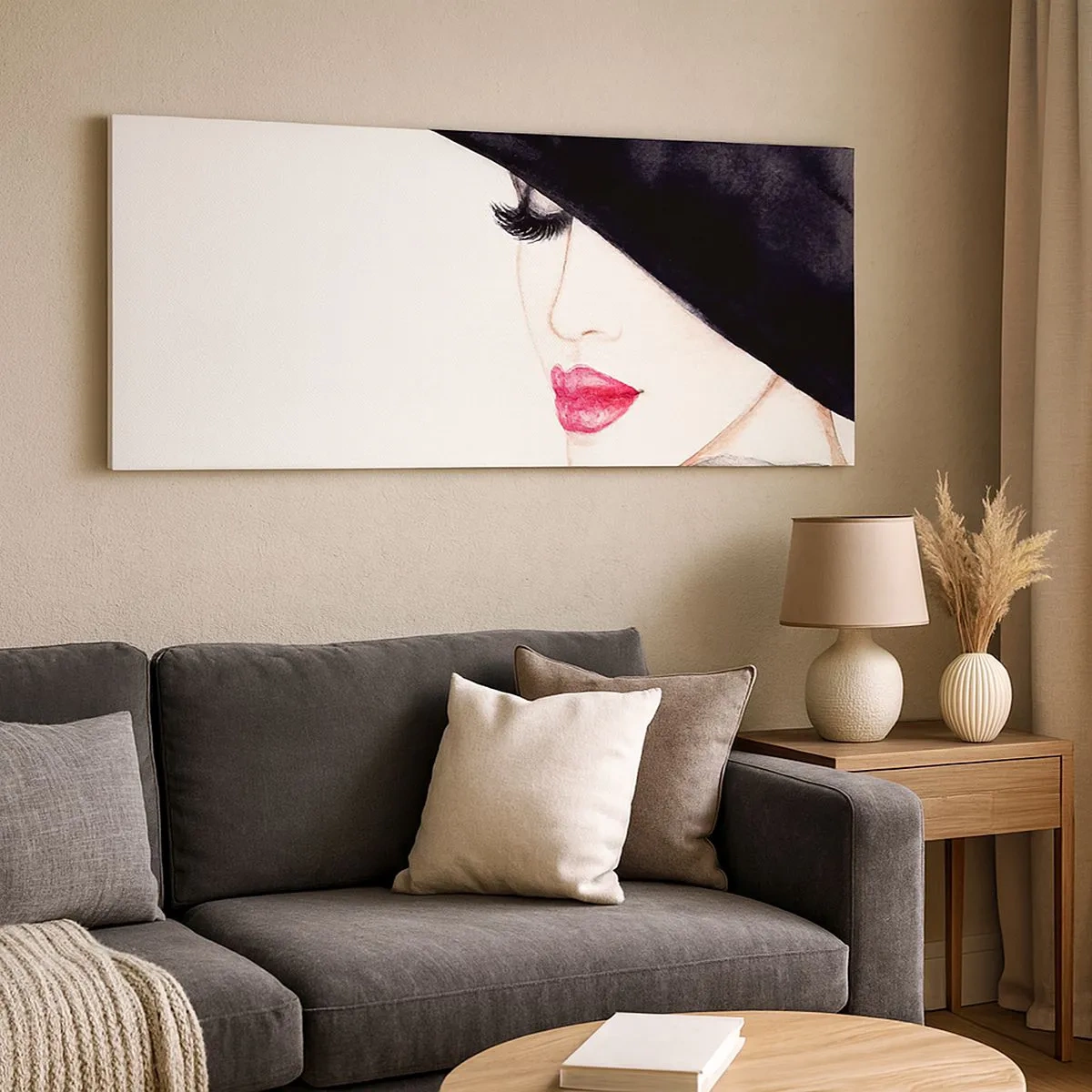 Canvas picture - Elegance and Sensuality - 100x40 cm
