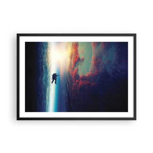Poster in black frame - Confronting the Universe - 70x50 cm