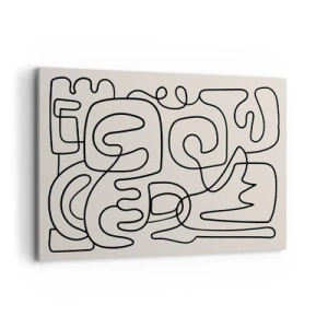 Canvas picture - Tracing - 100x70 cm