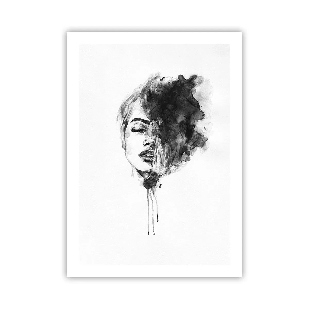Poster - What Does a Girl Dream about? - 50x70 cm