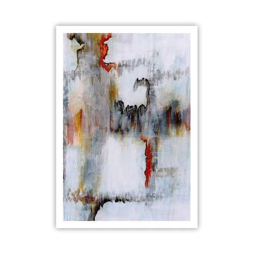 Poster - With a Stick on Water - 70x100 cm