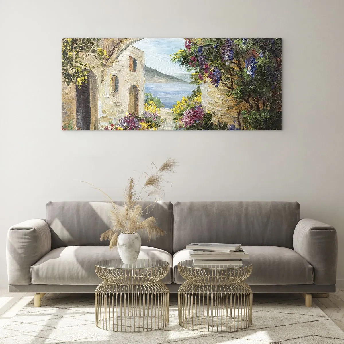 Glass picture - Charm of a Sea Province - 160x50 cm