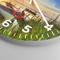 Clock face with numbers