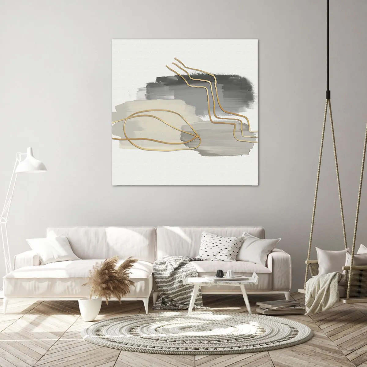 Canvas picture - Persistance and Movement - 30x30 cm