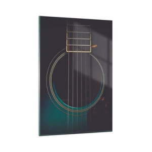 Glass picture - A Moment Before It Sounds - 80x120 cm