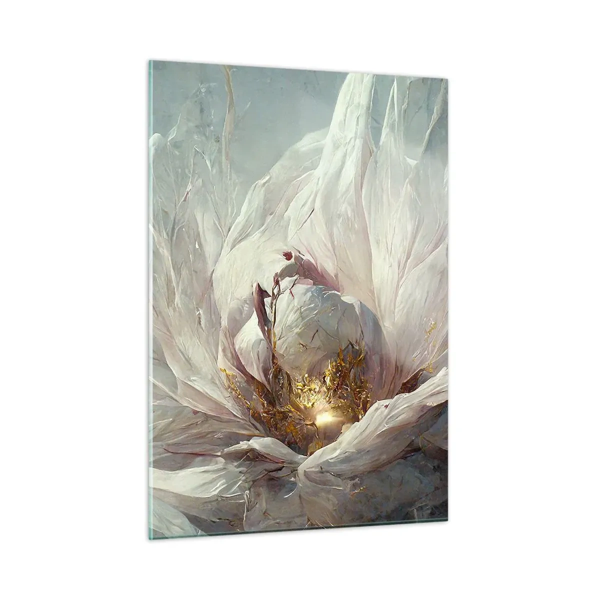 Glass picture - It Blooms Once Every Hunderd Years - 50x70 cm