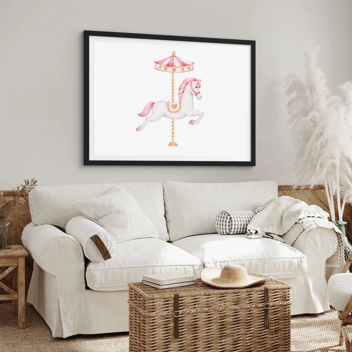 Poster in black frame - Off the Hoofs - 70x50 cm