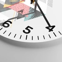 Clock face with numbers