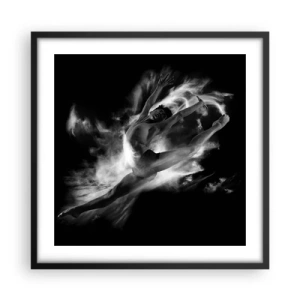 Poster in black frame - Stopped i in Flight - 50x50 cm