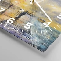 Clock face with numbers