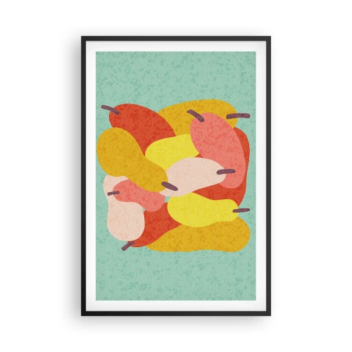 Poster in black frame - Try Summer Sun - 61x91 cm