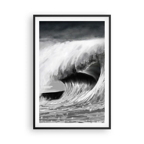Poster in black frame - Wrath of the Ocean - 61x91 cm