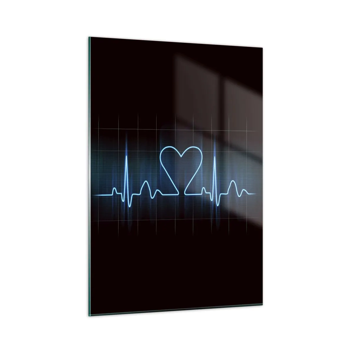 Glass picture - In a Heartbeat - 50x70 cm