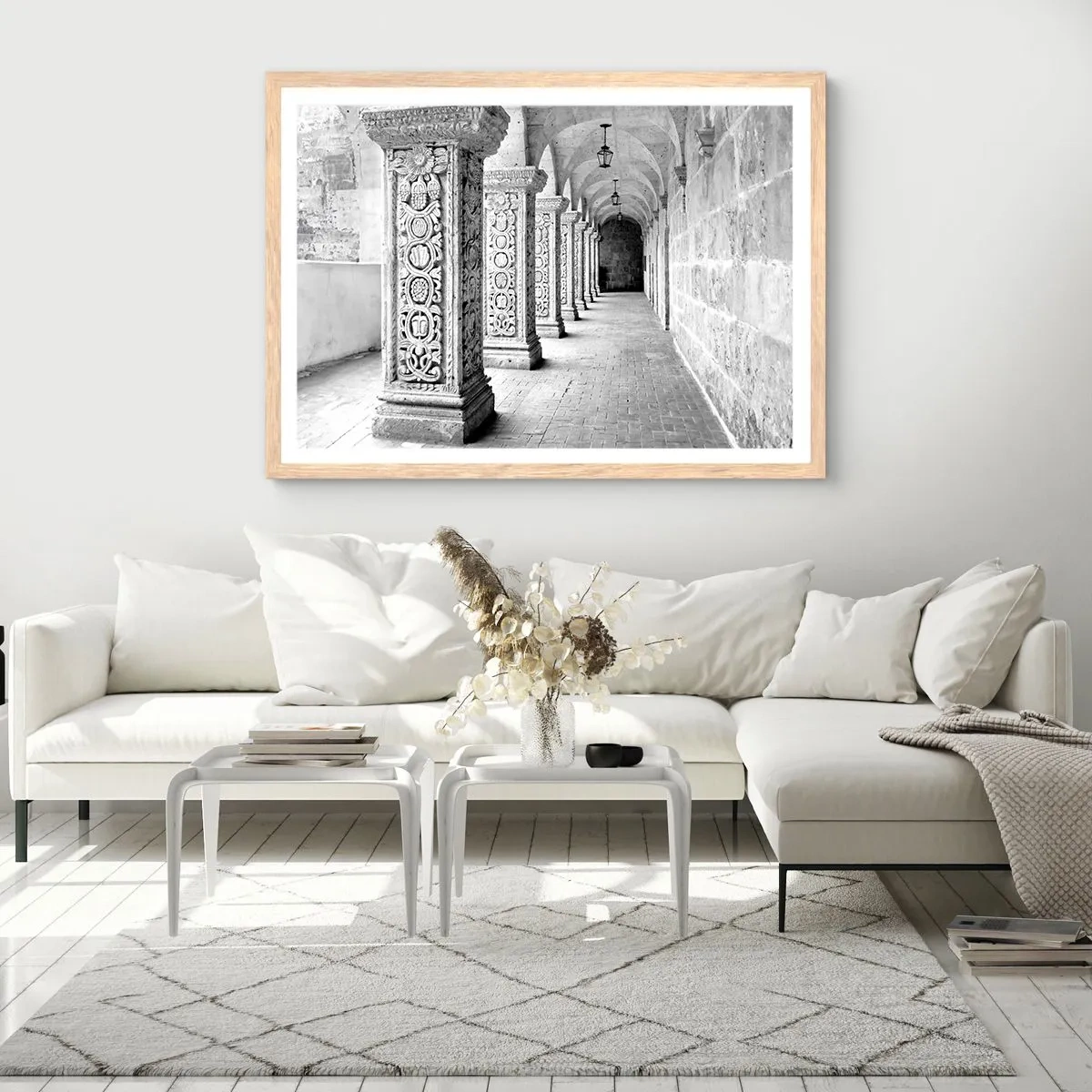 Poster in light oak frame - Where is this Going...? - 40x30 cm