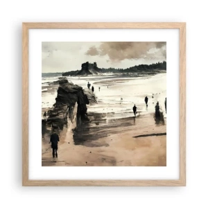 Poster in light oak frame - Summoned - 40x40 cm