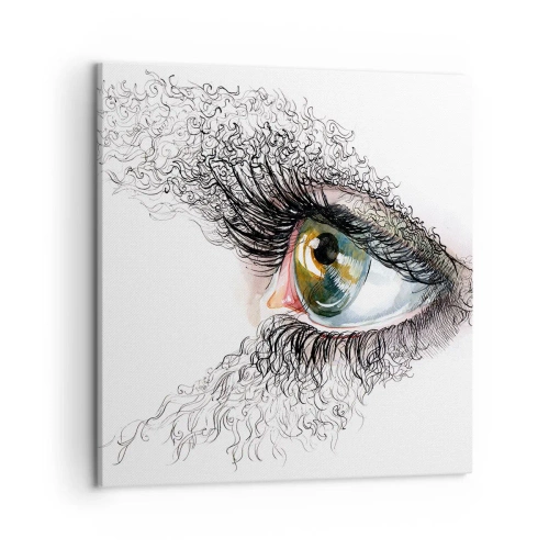 Canvas picture - Look straight into the Soul - 50x50 cm