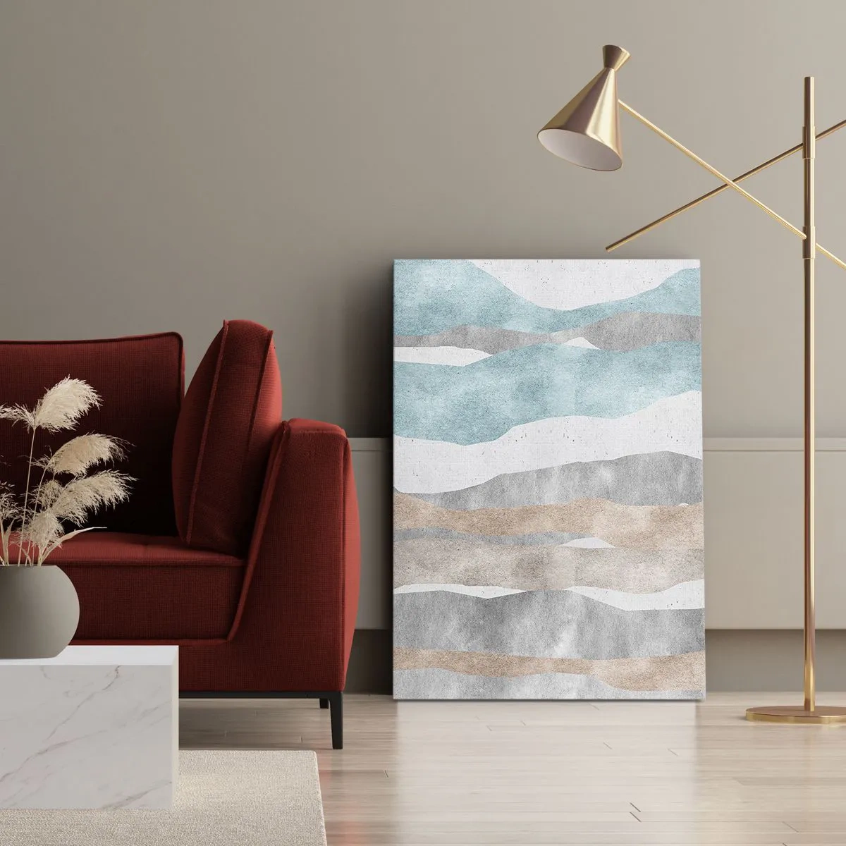 Canvas picture - Study of Continuity - 45x80 cm