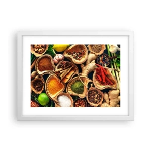 Poster in white frmae - Take What You Want - 40x30 cm