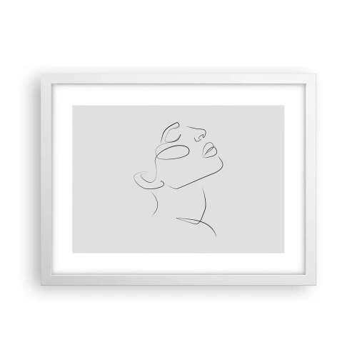 Poster in white frmae - Meanders of a Dream - 40x30 cm