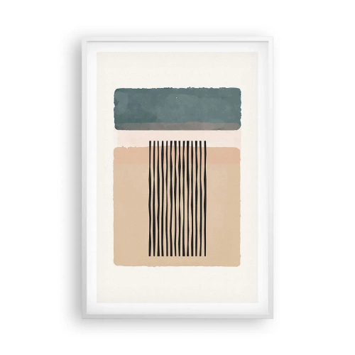 Poster in white frmae - All in Order - 61x91 cm