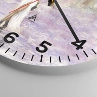 Clock face with numbers
