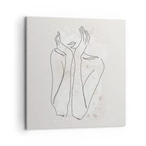 Canvas picture - Dreamful Moment - 50x50 cm