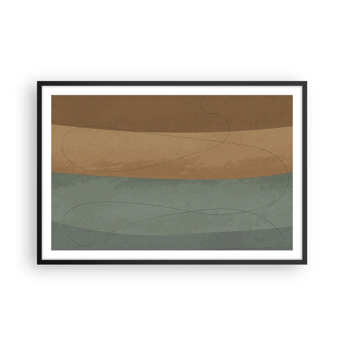 Poster in black frame - Horizontal Compostion - 91x61 cm
